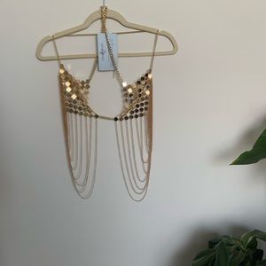 Gold Chain Bralette